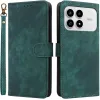 Phonesta Vintage Skin Book Wallet Klapphülle für Xiaomi Poco F8 Pro - Grün