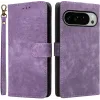 Phonesta Vintage Skin Book Wallet Klapphülle für Google Pixel 10 Pro XL - Lila