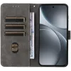 Phonesta Vintage Skin Book Wallet Klapphülle für Oppo Find X9 - Grün 1