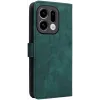 Phonesta Vintage Skin Book Wallet Klapphülle für Oppo Find X9 - Grün 6
