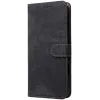 Phonesta Vintage Skin Book Wallet Klapphülle für Oppo Find X9 Pro - Schwarz 6