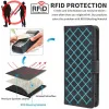 Phonesta Vintage Skin Book Wallet Klapphülle für Samsung Galaxy S26 Ultra - Grün 5
