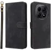 Phonesta Vintage Skin Book Wallet Klapphülle für Xiaomi Redmi Note 15 4G/5G / Xiaomi Poco M8 - Schwarz 0