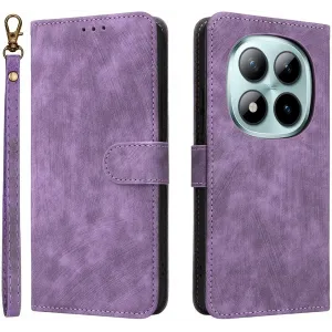 Phonesta Vintage Skin Book Wallet Klapphülle für Xiaomi Redmi Note 15 Pro 5G - Lila