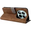 Phonesta Vintage Skin Book Wallet Klapphülle für Xiaomi Redmi Note 15 Pro 5G - Braun 4