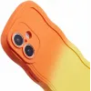 Phonesta Wavy Gradient Silikon Back Cover Hülle für Apple iPhone 16 Plus - Orange/Gelb 6