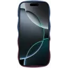 Phonesta Wavy Gradient Silikon Back Cover Hülle für Apple iPhone 16 Pro Max - Dunkelblau/Dunkelviolett 3