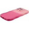 Phonesta Wavy Gradient Silikon Back Cover Hülle für Apple iPhone 16 Pro Max - Rosa 5