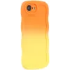 Phonesta Wavy Gradient Silikon Back Cover Hülle für Apple iPhone 17e/16e - Orange/Gelb 2