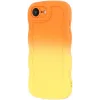 Phonesta Wavy Gradient Silikon Back Cover Hülle für Apple iPhone 17e/16e - Orange/Gelb 4