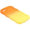 Phonesta Wavy Gradient Silikon Back Cover Hülle für Apple iPhone 17e/16e - Orange/Gelb 5