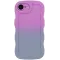 Phonesta Wavy Gradient Silikon Back Cover Hülle für Apple iPhone 17e/16e - Lila