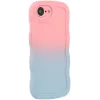 Phonesta Wavy Gradient Silikon Back Cover Hülle für Apple iPhone 17e/16e - Rosa/Blau 2