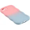 Phonesta Wavy Gradient Silikon Back Cover Hülle für Apple iPhone 17e/16e - Rosa/Blau 5