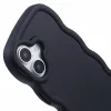Phonesta Wavy Silikon Back Cover Hülle für Apple iPhone 16 - Schwarz 6