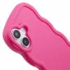 Phonesta Wavy Silikon Back Cover Hülle für Apple iPhone 16 Plus - Hot Pink 6