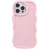 Phonesta Wavy Silikon Back Cover Hülle für Apple iPhone 16 Pro - Rosa