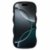 Phonesta Wavy Silikon Back Cover Hülle für Apple iPhone 16 Pro - Schwarz 3