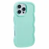 Phonesta Wavy Silikon Back Cover Hülle für Apple iPhone 16 Pro Max - Minzgrün 2
