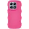 Phonesta Wavy Silikon Back Cover Hülle für Xiaomi 14T Pro - Hot Pink