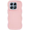 Phonesta Wavy Silikon Back Cover Hülle für Xiaomi 14T Pro - Rosa