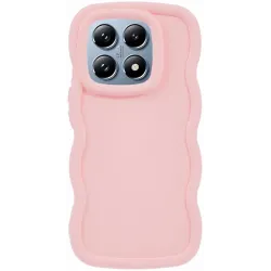 Phonesta Wavy Silikon Back Cover Hülle für Xiaomi 14T Pro - Rosa