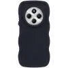 Phonesta Wavy Silikon Back Cover Hülle für Xiaomi Redmi 14C / Xiaomi Poco C75 - Schwarz
