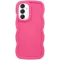 Phonesta Wavy Silikon Back Cover Hülle für Samsung Galaxy A16 - Hot Pink