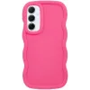 Phonesta Wavy Silikon Back Cover Hülle für Samsung Galaxy S25/S24 - Hot Pink