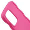 Phonesta Wavy Silikon Back Cover Hülle für Samsung Galaxy S25 Ultra - Hot Pink 6