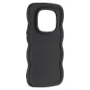 Phonesta Wavy Silikon Back Cover Hülle für Xiaomi Redmi Note 14 Pro 4G - Schwarz 3