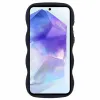 Phonesta Wavy Silikon Back Cover Hülle für Samsung Galaxy A15 4G/5G - Schwarz 2