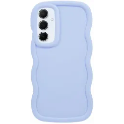 Phonesta Wavy Silikon Back Cover Hülle für Samsung Galaxy A35 - Lila