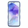 Phonesta Wavy Silikon Back Cover Hülle für Samsung Galaxy A35 - Lila 2