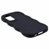 Phonesta Wavy Silikon Back Cover Hülle für Samsung Galaxy A35 - Schwarz 4