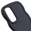 Phonesta Wavy Silikon Back Cover Hülle für Samsung Galaxy A35 - Schwarz 6
