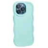 Phonesta Wavy Silikon Back Cover Hülle für Apple iPhone 15 Pro - Minzgrün 3
