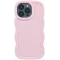 Phonesta Wavy Silikon Back Cover Hülle für Apple iPhone 15 Pro Max - Rosa