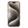 Phonesta Wavy Silikon Back Cover Hülle für Apple iPhone 15 Pro Max - Rosa 2