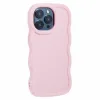Phonesta Wavy Silikon Back Cover Hülle für Apple iPhone 15 Pro Max - Rosa 3
