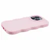 Phonesta Wavy Silikon Back Cover Hülle für Apple iPhone 15 Pro Max - Rosa 5