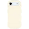Phonesta Wavy Silikon Back Cover Hülle für Apple iPhone Air - Beige