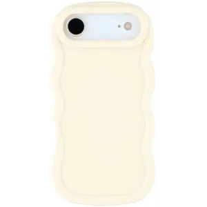 Phonesta Wavy Silikon Back Cover Hülle für Apple iPhone Air - Beige