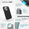 Speck Presidio2 Grip Back Cover Hülle für Apple iPhone 15 Pro - Schwarz 2