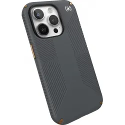 Speck Presidio2 Grip Back Cover Hülle für Apple iPhone 15 Pro - Grau
