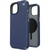 Speck Presidio2 Pro Back Cover Hülle mit MagSafe für Apple iPhone 17e/16e/15/14/13 - Blau/Silber 5