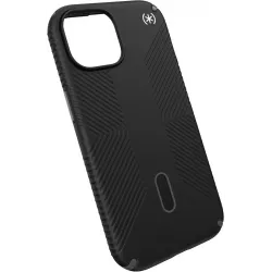 Speck Presidio2 Grip ClickLock Back Cover Hülle mit MagSafe für Apple iPhone 17e/16e/15/14/13 - Schwarz