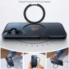 Torras Ostand Pro Back Cover Hülle mit MagSafe für Apple iPhone 16 Plus - Schwarz 4