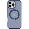 Torras Ostand Pro Back Cover Hülle mit MagSafe für Apple iPhone 16 Pro - Dunkelblau 1