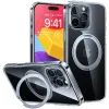Torras Ostand Pro Back Cover Hülle mit MagSafe für Apple iPhone 16 Pro - Transparent 0